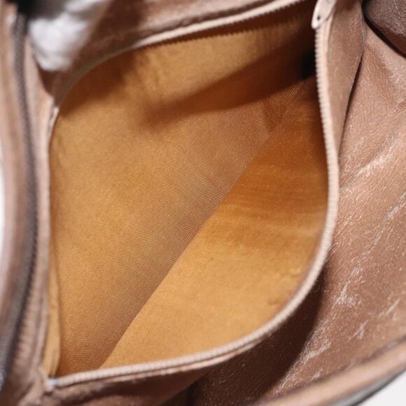 GUCCI GG Plus Supreme Clutch Bag PVC Leather Beige Auth bs25739 - Picture 13 of 16